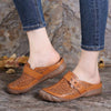 Vanccy Comfortable Retro Backless Casual Sandals