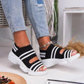 Vanccy Casual Women Breathable Wedge Comfy Sandals
