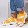 Vanccy Casual Women Breathable Wedge Comfy Sandals