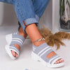Vanccy Casual Women Breathable Wedge Comfy Sandals