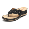 Vanccy Lightweight Flowers Clip Toe Sandals