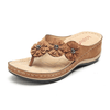 Vanccy Lightweight Flowers Clip Toe Sandals
