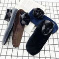 Indoor Non-slip Thermal Slipper Socks Women Leopard Floor Socks Fuzzy Slipper Socks For Men Women