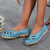 Vanccy Summer Flat-bottomed Sandals Hollow Shoes Women's Shoes