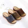 Vanccy Leather Embroidery Women Sandals