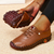 Platform Loafers  Casual Shoes Leather Flats Comfortable Slip on Mom Shoe Oxfords