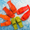 Lobster Slippers Unisex Men Funny Slides Animal Fishing Flops For Boys Summer Slippers Beach Shoes Man Mules