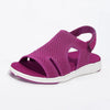 New Summer Women Sandals Sexy Shoes Crystal Casual Woman Flats Buckle Strap Ladies Fashion Beach Shoe Big Size