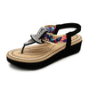 Summer Fashion Rhinestone Decoration Simple and Comfortable Casual Buckle Woman Sandals
