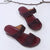 Women Casual Shoes Vintage Flower Fish Mouth Sandals