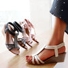 Vanccy slope heel women sandals summer new national style