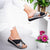 Women Artificial PU Shoes Slippers Orthopedic Bunion Corrector Comfy Platform Wedge Ladies Casual Big Toe Correction Sandal