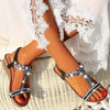 Summer sandals for women with high heels wedges heels silver shoes