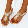 Vanccy Ethnic Chain Pearl Sandals