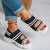Vanccy - Casual Woven Wedge Comfy Open Toe Sandals