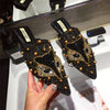 Comfortable And Fashionable Pointed Versatile Flat Slippers