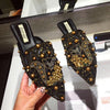 Flat Bottom Breathable Pointed Toe Comfortable And Elegant Slippers
