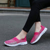 Comfortable Flat Woven Casual Shoes Mesh Flat Nurse Walking Sneakers Knit Slip on Loafer Shoes