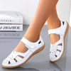 Vanccy Split Casual Loafers Closed ToeComfortable WalkingSandals