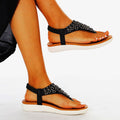 Vanccy  Ankle Strap Casual Elastic Fashion Sandals