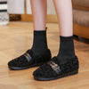 Furry Outer Wearing Flats boots Elk Decor BacklessWild Fluffy Flat Mules Warm