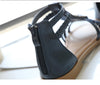 Vanccy Bohemian Vintage Beaded Rhinestone Roman Sandals