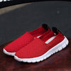 Comfortable And Casual Soft Sole Shoe Mesh Woven Flat Nurse Walking Sneakers Knit Slip on Loafer Shoes