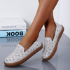 Vanccy Summer Hollow Hole Flat Bottom Soft Shoe