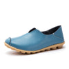 Vanccy Casual Flat Heel Cow Tendon Low Top Closed Toe Slip On Comfortable Work Shoes