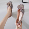 vanccyRhinestone Flat Bling Diamonds Bridal Shoes