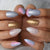 Colorful Rainbow Fingernails Uv Gel Manicure Press On Nials Uv Gel Dingernai Multi Color Salons At Home Full Cover With Tabs