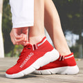 Fashion Comfortable Walking Shoes  Memory Foam Lightweight Sports Shoes  Slip On sock Sneakers