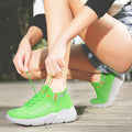 Fashion Comfortable Walking Shoes  Memory Foam Lightweight Sports Shoes  Slip On sock Sneakers