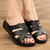 Fashion women Shoes Vintage Non-slip Beach Sandals Summer New Slip-On women Sandals Travel Home Flip Flop Slippers Black Brown
