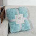Fluffy Plaid Winter Bed Blankets Warm Soft Coral Fleece Throw Blanket