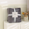 Fluffy Plaid Winter Bed Blankets Warm Soft Coral Fleece Throw Blanket