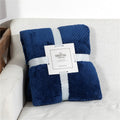 Fluffy Plaid Winter Bed Blankets Warm Soft Coral Fleece Throw Blanket