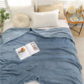 Fluffy Plaid Winter Bed Blankets Warm Soft Coral Fleece Throw Blanket