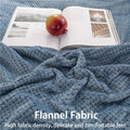 Fluffy Plaid Winter Bed Blankets Warm Soft Coral Fleece Throw Blanket