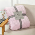 Fluffy Plaid Winter Bed Blankets Warm Soft Coral Fleece Throw Blanket