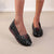 Genuine Leather Women Shoes Casual Luxury Brand Ladies Loafers