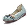 Genuine Leather Women Shoes Casual Luxury Brand Ladies Loafers