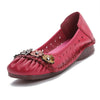 Genuine Leather Women Shoes Casual Luxury Brand Ladies Loafers