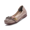 Genuine Leather Women Shoes Casual Luxury Brand Ladies Loafers