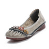 Genuine Leather Women Shoes Casual Luxury Brand Ladies Loafers