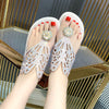 Summer women's sandals Bohemian fashion shoes middle heel and flat bottom clip toe casual women's shoes beach shoes
