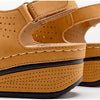 Vanccy New Ladies Sewing Wedges Female Casual Pu Leather Sandal