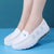 Nursing Work Women Shoes White Women Loafers Comfortable Rubber Ladies Walking Shoes Lightweight Clogs for Women