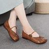 New Round Toe Shallow Handmade Concise Hollow Leisure Ladies Shoes