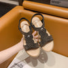 Rhinestone Wedge Sandals low heel wedding shoes black retro bling diamonds mother of the bride shoes